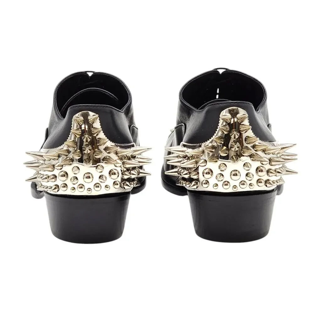 Christian Louboutin Cheliviss Meteor Leather Oxford Shoes EU 40.5 US 7.5 - $2695